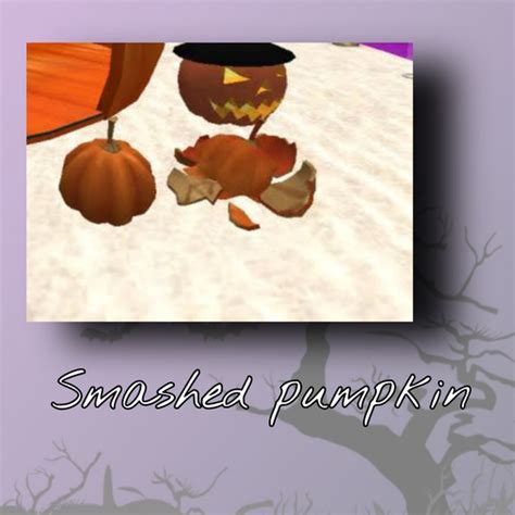 Second Life Marketplace - smashed pumpkin ° Halloween decoration