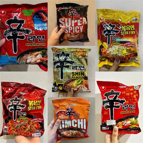 Jual Nongshim Shin Ramyun Ramyeon Spicy Mushroom Kimchi Shrimp