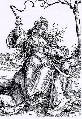 Lucas Van Leyden Phyllis Riding Aristotle Woodcut Woodcut