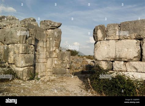 Cyclopean Walls Of Daorson The Capital Of The Illyrian Tribe Of The