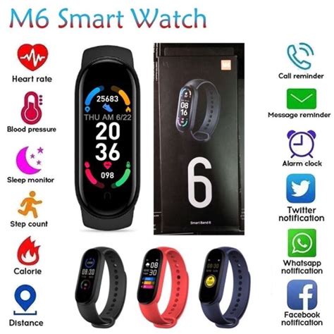 MiBand 6 AMOLED Mi Band 6 Smartwatch SpO2 ORIGINAL Lazada Indonesia