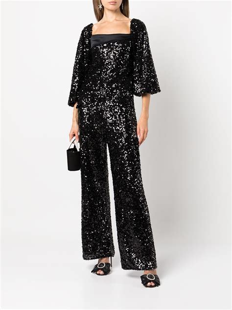 Sachin Babi Alli Sequin Wide Leg Trousers Farfetch Teen Fashion