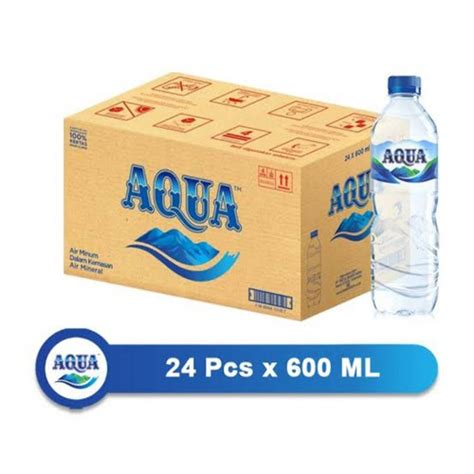 Jual Aqua Botol Tanggung 600ml Dus Isi 24 Jakarta Pusat Agen