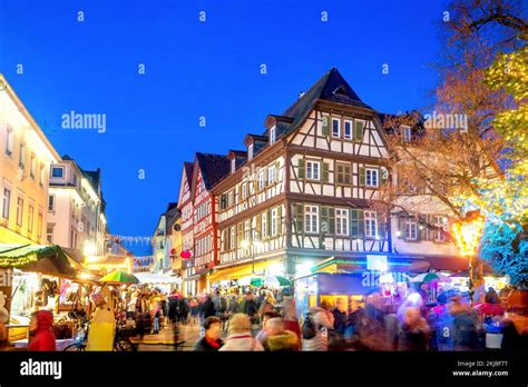 Christmas Market in Bensheim, Germany Stock Photo - Alamy