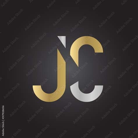 Creative Letter Jc Logo Design Vector Template Initial Linked Letter