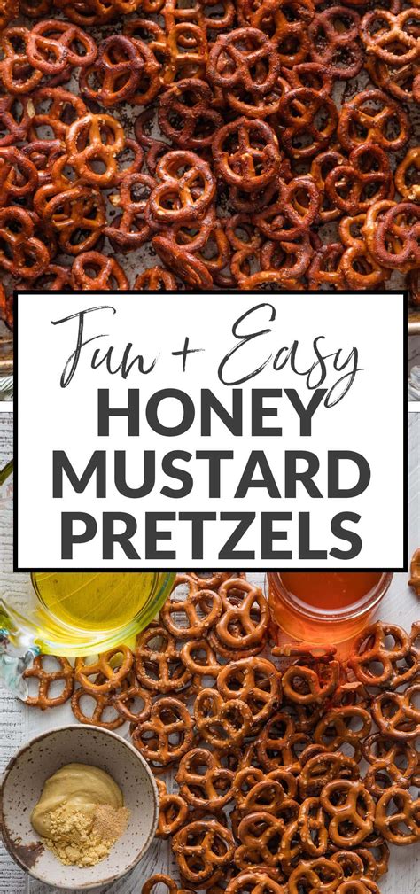 Homemade Honey Mustard Pretzels Nourish And Fete