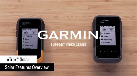 Garmin Support ETrex Solar Features Overview YouTube