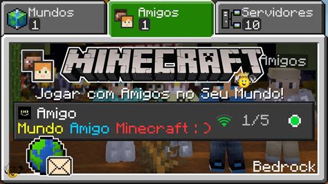 Como Jogar Junto Amigominecraft R Pido E F Cil Youtube