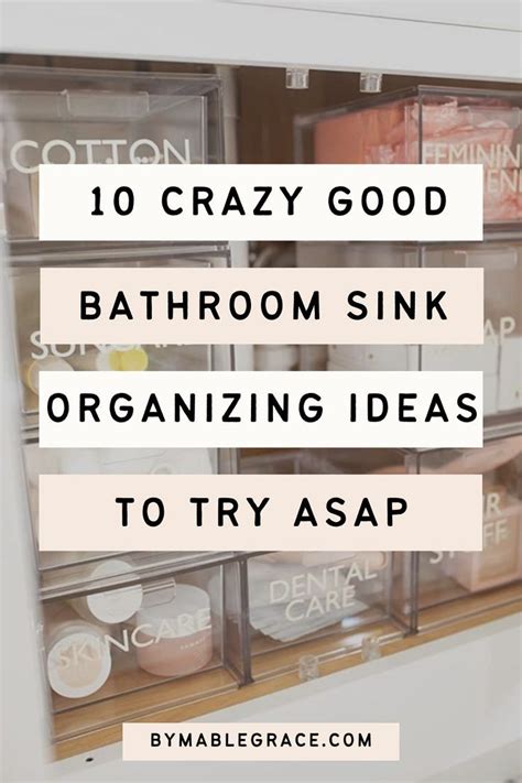 10 Brilliant Bathroom Sink Organization Ideas That Will Transform Your