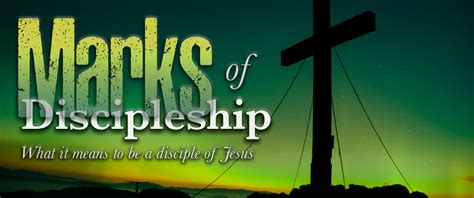 Marks Of Discipleship Sermon Series By Dion Frasier From January