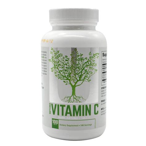 Universal Buffered Vitamin C Mg Tablets Zone Nutrition