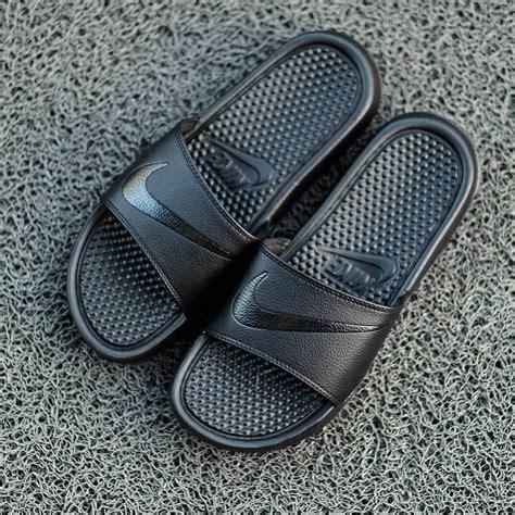 Jual Nike Benassi Full Black Shopee Indonesia