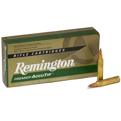 Remington Ammo 204 Ruger 40gr Accutip V Bt 20bx 10cs Graf And Sons