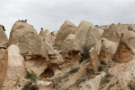 Fairy chimneys in Cappadocia, Turkey, Fairy Chimneys Landscape 3187990 Stock Photo at Vecteezy