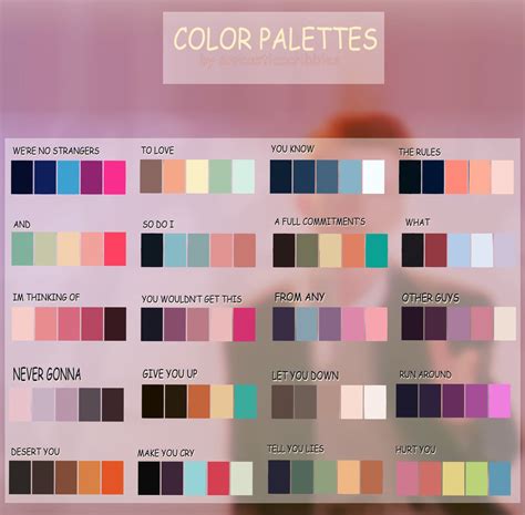 Color Palette Challenge Send Me A Character And A Art School