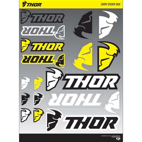 Thor Sticker Sheet Corpo Maciag Offroad