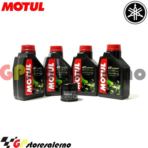 TAGLIANDO FILTRO OLIO ORIGINALE MOTUL 5100 10W40 YAMAHA 700 F GRIZZLY