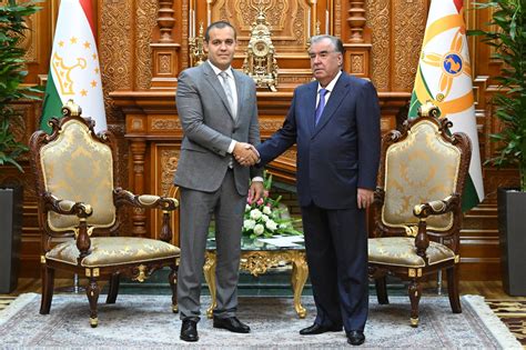 Umar Kremlev meets Tajikistan President Emomali Rahmon in Dushanbe ...