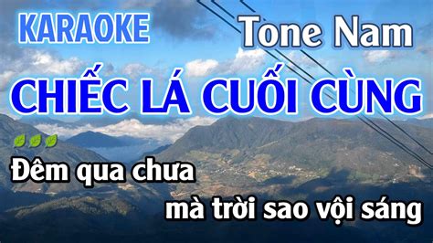 Karaoke Chi C L Cu I C Ng Tone Nam La Th Nh C S Ng D H T