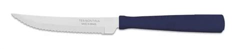 Cuchillo Para Barbacoa New Kolor Blue 4 De Acero Inoxidable Tramontina