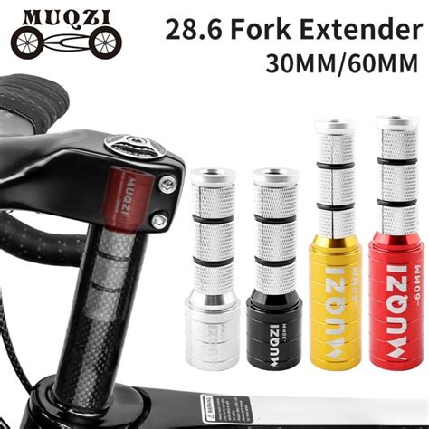 Muqzi Fork Stem Extender Bike Handlebar Stem Extender Aluminium Alloy