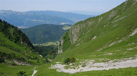 Download Wallpaper 1920x1080 Valley Mountains Trees Grass Landscape