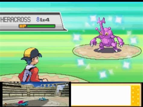 LIVE Shiny Heracross After 2 834 Headbutts In Pokemon HeartGold