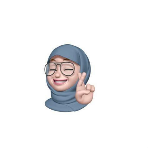 A Woman Wearing Glasses And A Hijab Giving The Peace Sign