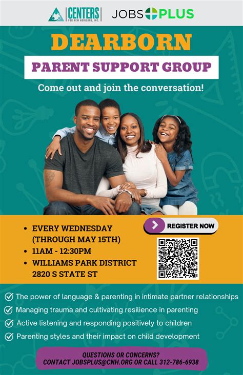 Dearborn Parent Support Group — Centers For New Horizons