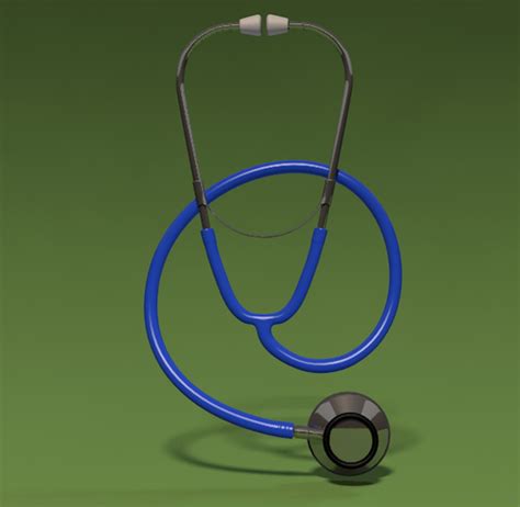 3d Stethoscope Heart Beat Model