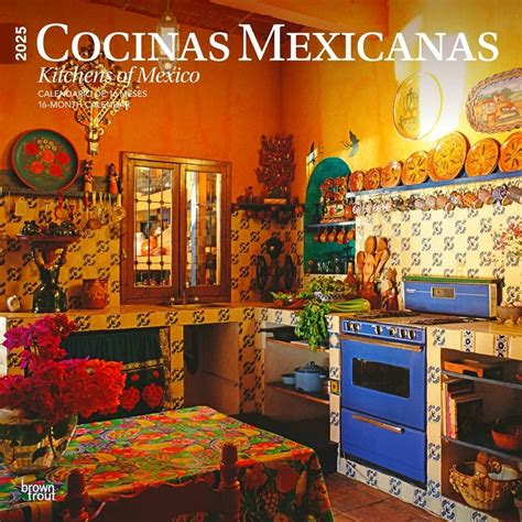 Cocinas Mexicanas 2025 Wall Calendar Spanish - Calendars.com