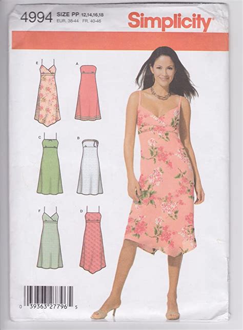 Simplicity Misses Misses Petite Sundress With Bodice Hemline