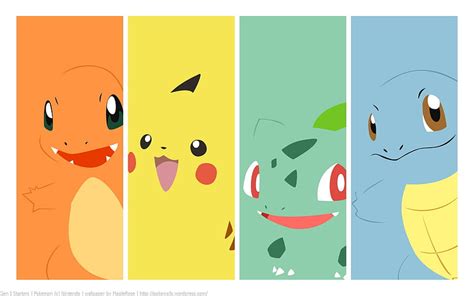 Pokemon Starters Pokemon Grass Hd Wallpaper Pxfuel