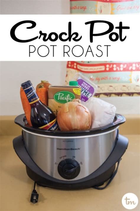 Slow Cooker Pot Roast - Today’s Mama - Parenting Tips, Family Travel, Food, Tech & Wellness from ...