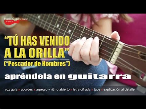 Descubre los acordes de Tú has venido a la orilla en guitarra