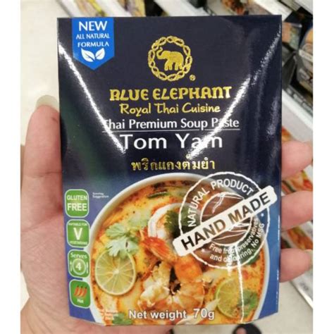 Jual Blue Elephant Tom Yam Soup Creamy Tom Yum Thai Premium Paste No Msg Shopee Indonesia