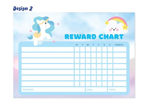 PRINTABLE Cute Adorable Reward Chart Behavior Chart | Etsy