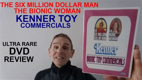 KENNER DVD BLURAY SIX MILLION DOLLAR MAN BIONIC MAN WOMAN FIGURE TOY