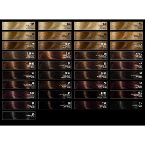 john frieda hair color chart foam hair dye hair color chart at home ...