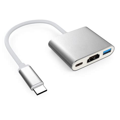 Type C转hdmi三合一 Type C转usb Type C To Hdmi转换器 支持4k 阿里巴巴