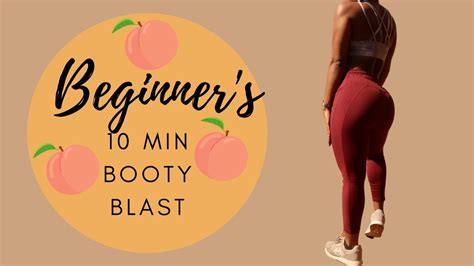 10 Minute Beginner Booty Workout No Equipment Youtube