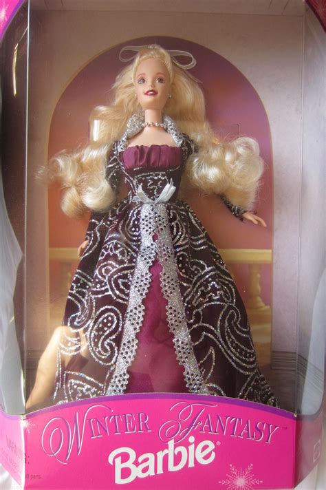 Winter Fantasy Blonde Barbie Mattel Etsy UK