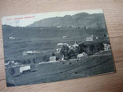 Antike Ca 1910 20 Ansichtskarte Postkarte Schwende Appenzell Kaufen