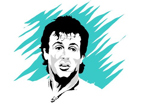 Sylvester Stallone By Pons Purushothaman On Dribbble