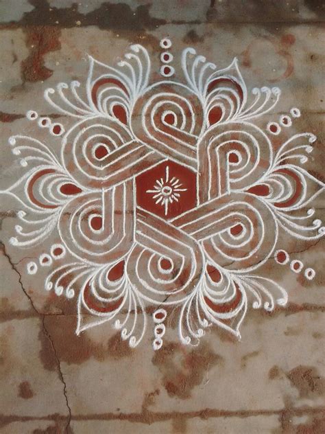 Sankranti Chukala Muggulu Pongal 2022 Rangoli 5 3 Dots Thai Madham