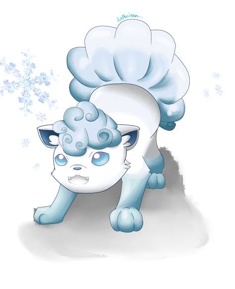 Vulpix Alola Form By Draqualoon On Deviantart