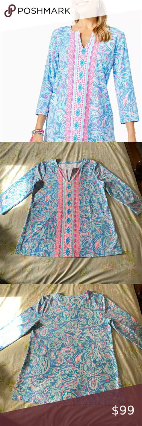 Lilly Pulitzer Upf Chillylilly Karina Tunic Upf Karina Lilly