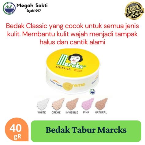 Jual Mgs Bedak Tabur Marcks Rose Gr Bedak Tabur Classic Jadul