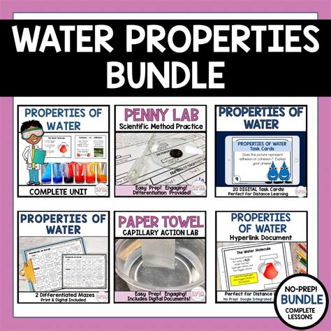 Instant Engagement Activities For Teaching Properties Of Water