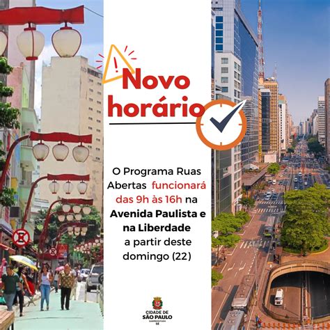 Programa Ruas Abertas Na Rea Central Ganha Novo Hor Rio